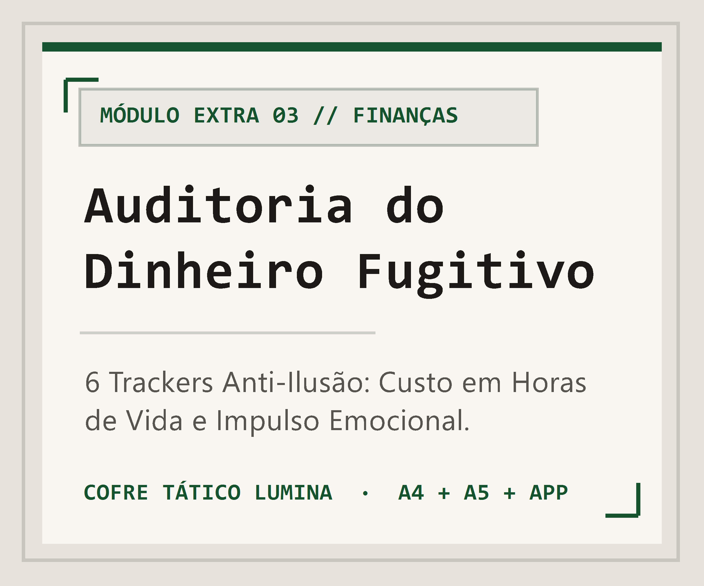 Auditoria do Dinheiro Fugitivo